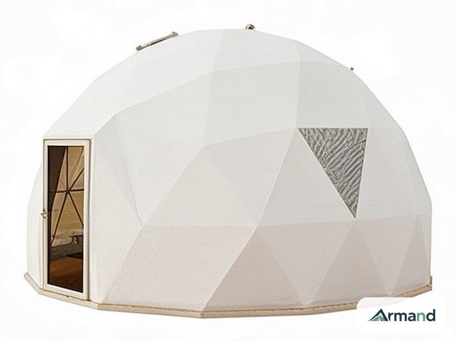 GT-014 Dome Structure Tent — customizable geodesic-look dome structure tent for glamping sites, Armand Outdoor wholesale OEM