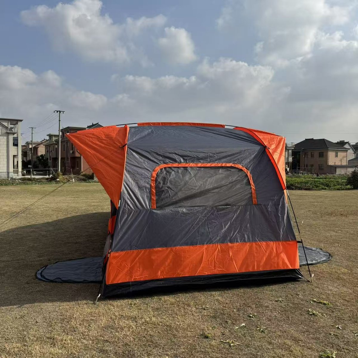 Mesh window panel on the double-layer tailgate tent inner — Armand Outdoor wholesale