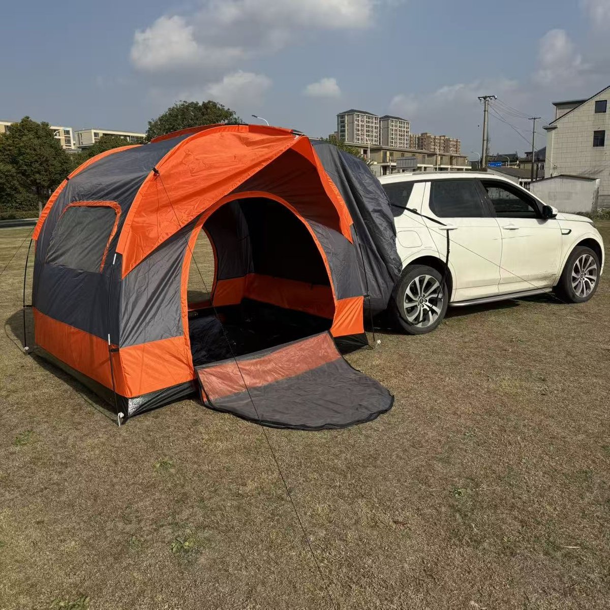 Seam construction on the tailgate tent fly fabric — Armand Outdoor wholesale